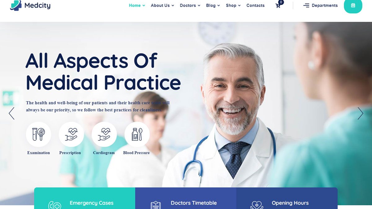Hospital Management WordPress Themes