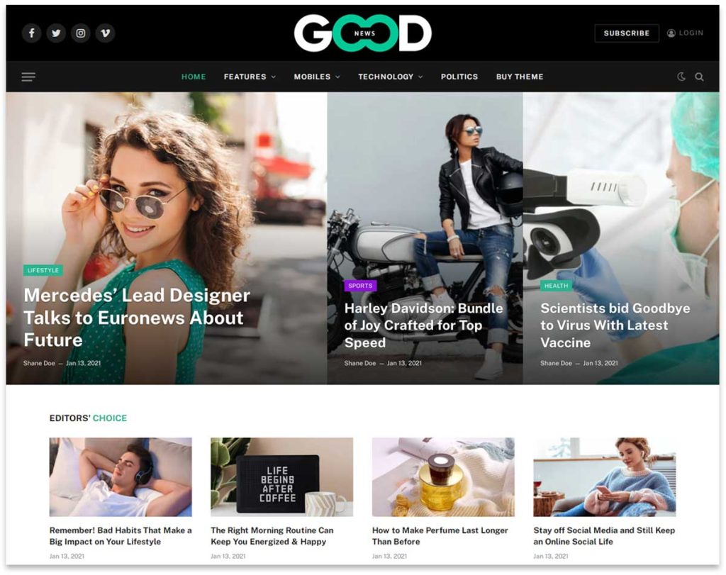 SmartMag - Newspaper Magazine & News WordPress Theme