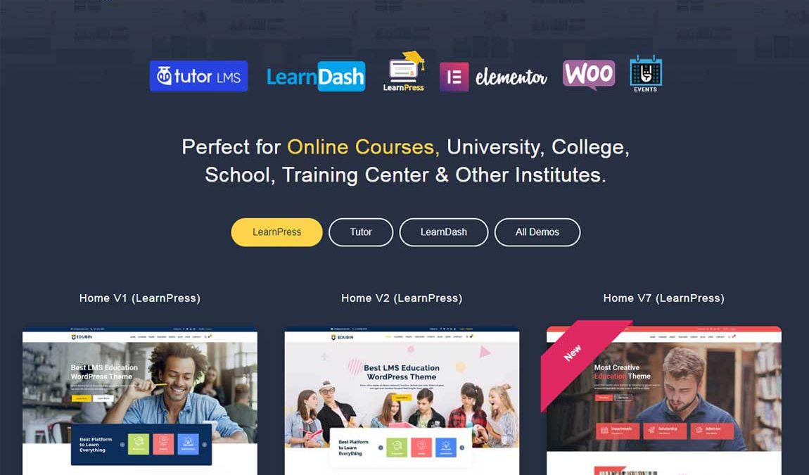Top and Best eLearning WordPress Themes