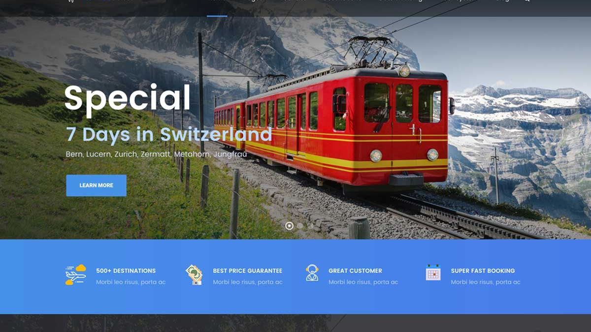 Top Best Travel & Tour Booking WordPress Themes
