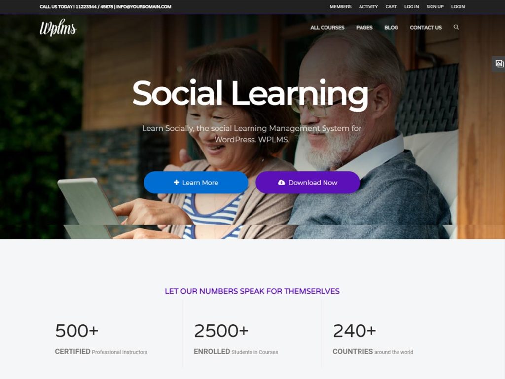 WPLMS | Learning Management System for WordPress Education Theme