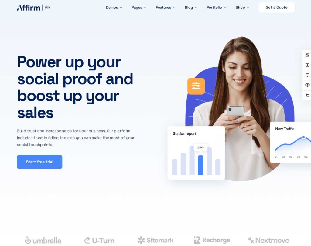 Affirm - Marketing & Digital Agency WordPress Theme