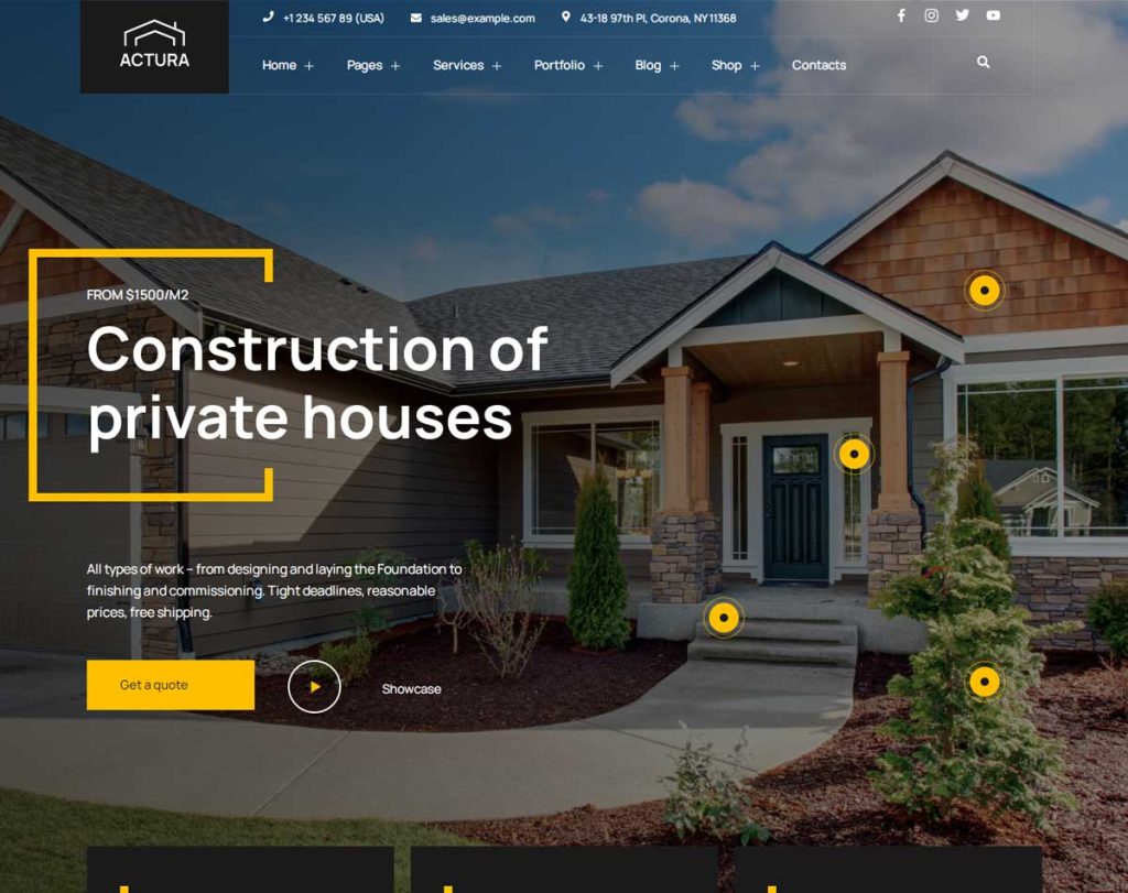 Actura - Architecture & Construction Company WordPress Theme