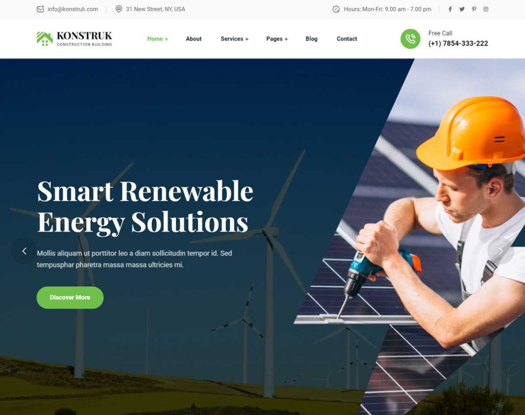 Konstruk - WordPress Construction Theme