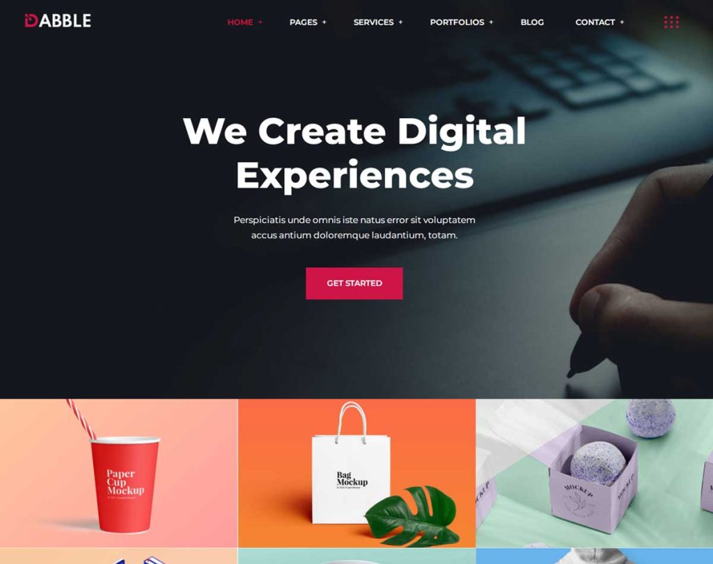 Dabble - Creative Agency & Portfolio WordPress Theme