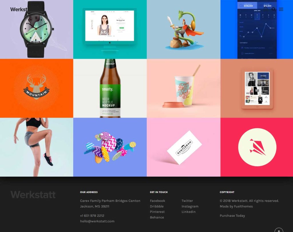 Werkstatt | Creative Portfolio WordPress Theme