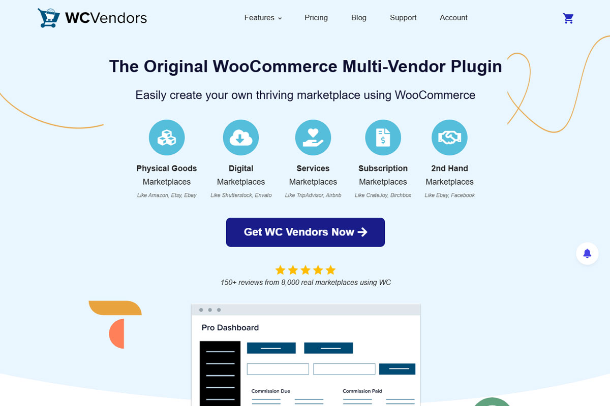 WC Vendors eCommerce WordPress plugin 