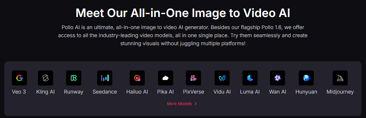 top video generation models pollo ai